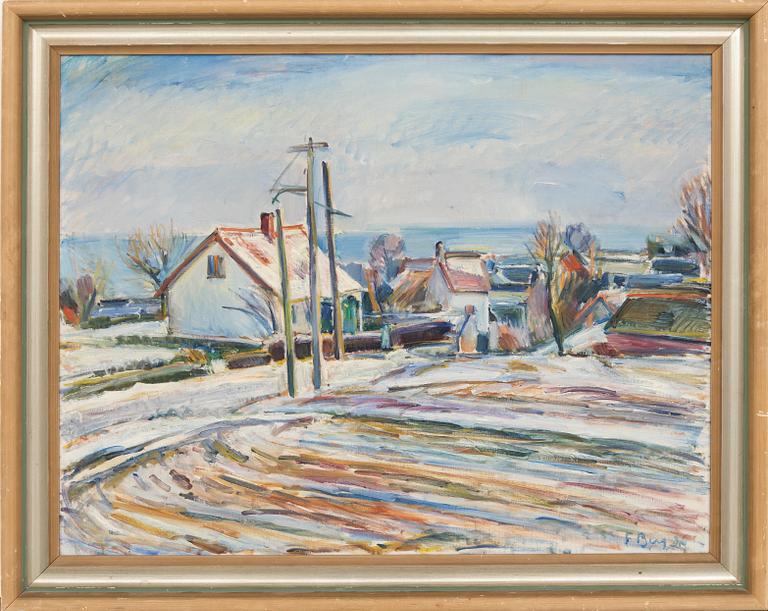 Frans Berg, "March Winter Baskemölla".