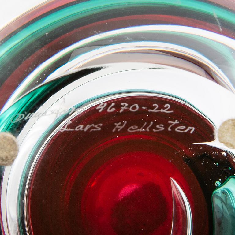 Lars Hellsten, a vase, Orrefors.