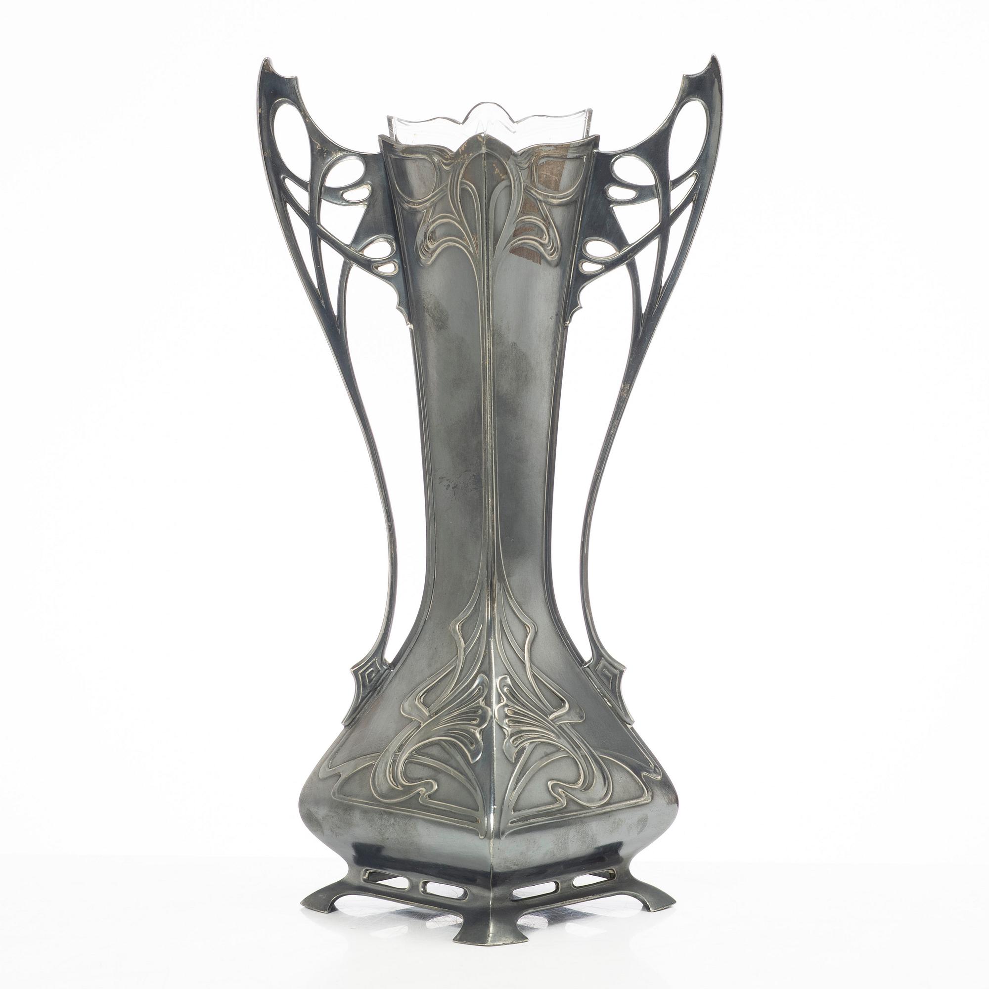 Württembergische Metallwarenfabrik (WMF), An Art Nouveau Vase, early 20th century.
