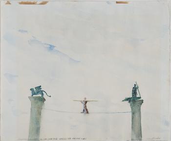 HANS WIGERT, watercolor on paper, signed and dated 1977.