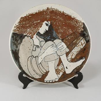 FAT, stengods, Jackie Lynd, Rörstrand, numrerat 90/150.