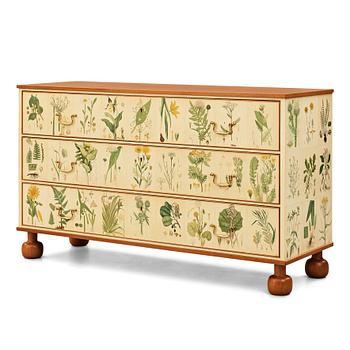 279. Josef Frank, a chest of drawers/ a sideboard "Flora", Svenskt Tenn, Sweden, mid 20th century, model 1050.