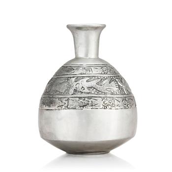 Estrid Ericson, a pewter vase, Svenskt Tenn, Stockholm 1984.