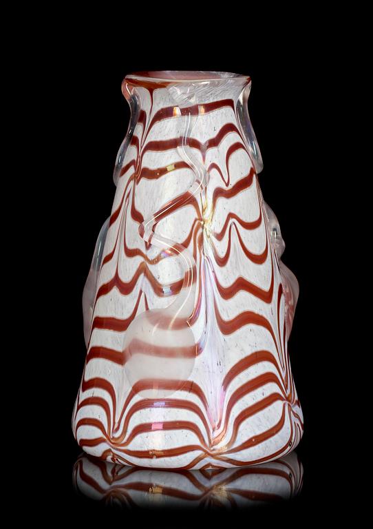 VAS, glas, Sergio Rossi Murano. Sign.