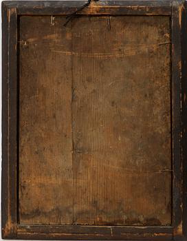 Glasmålning, omkring 1800, Ängel.