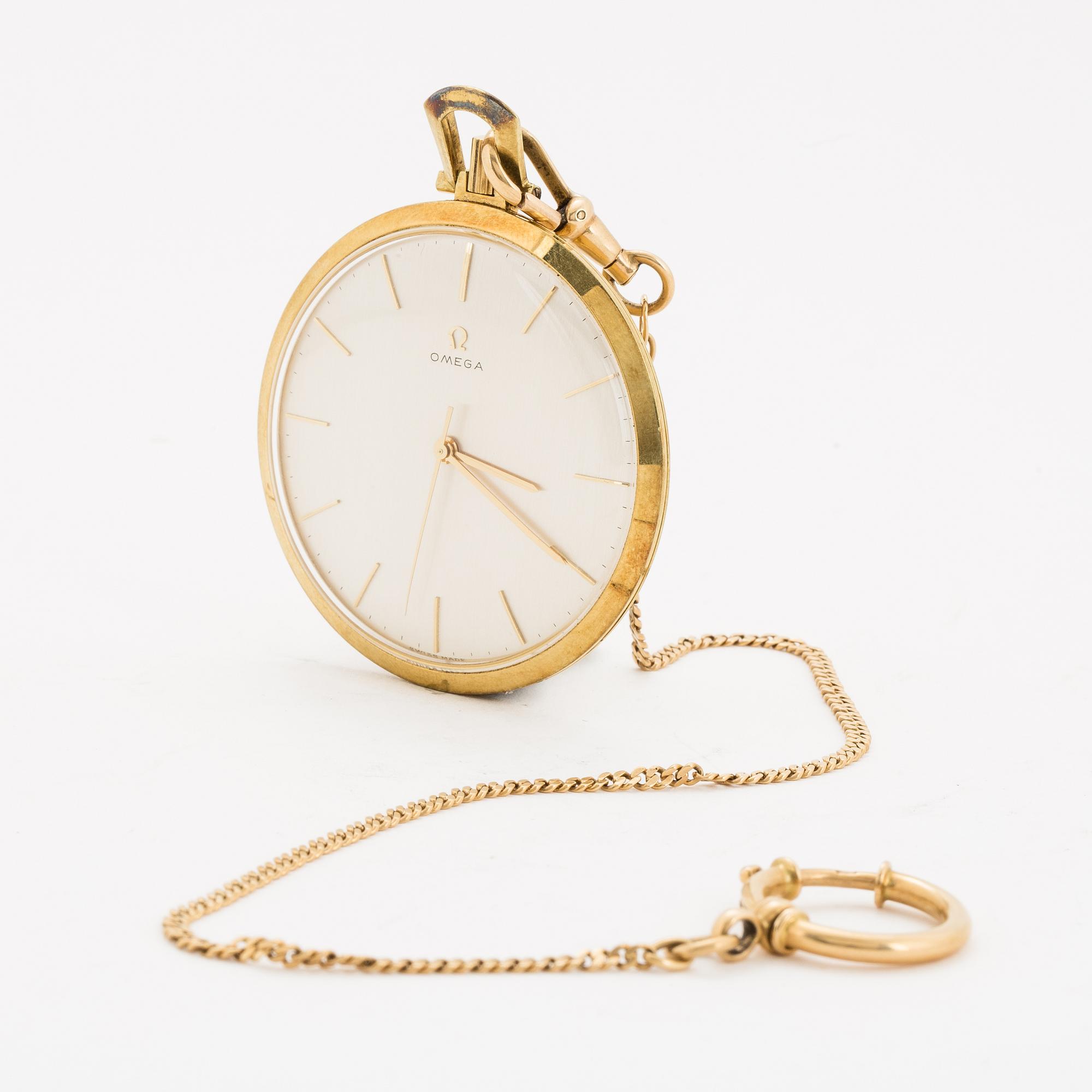 Omega, pocket watch, 44 mm.