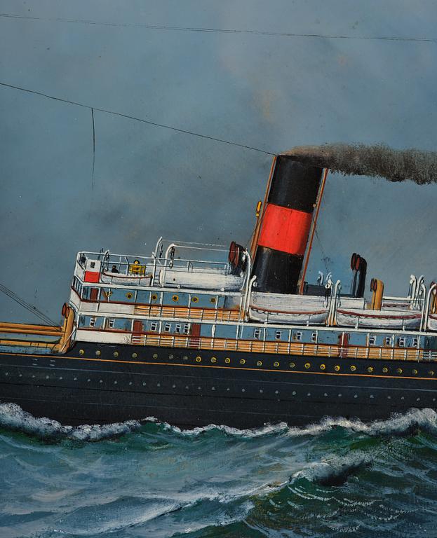 Antonio Jacobsen, "S/S Hellig Olav" DFDs.