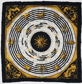 Hermès, scarf, "Dies et Hore"/"Astrology".