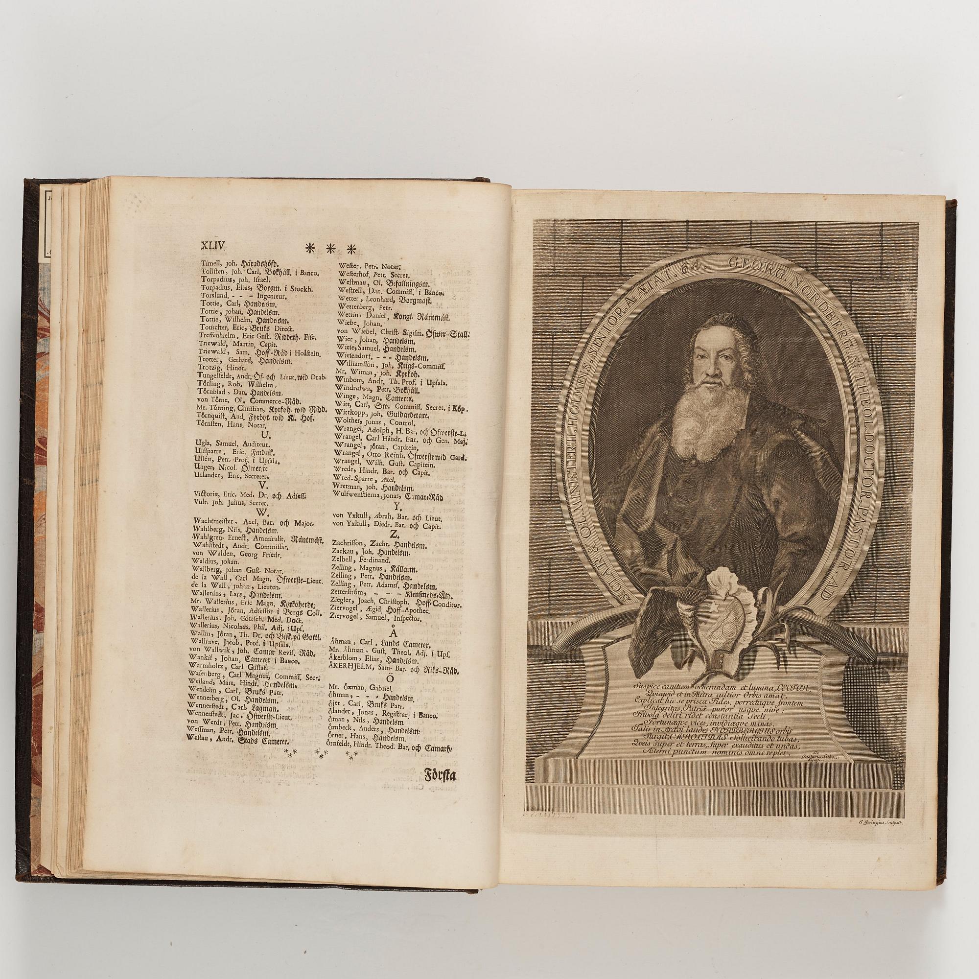 JÖRAN NORDBERG, KONUNG CARL DEN XII:TES HISTORIA. 1-2. Stockholm 1740.
