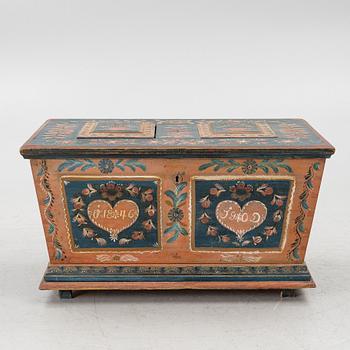 Kista, allmoge, Delsbo, Hälsingland, märkt JGOD 1846.