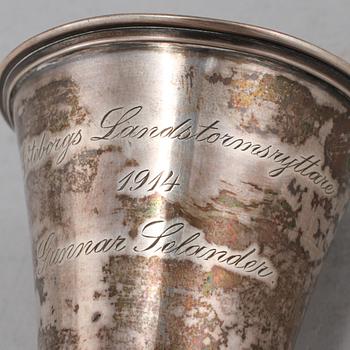 PARTI SILVER, 4 delar, 1900-tal. Vikt 190 g.