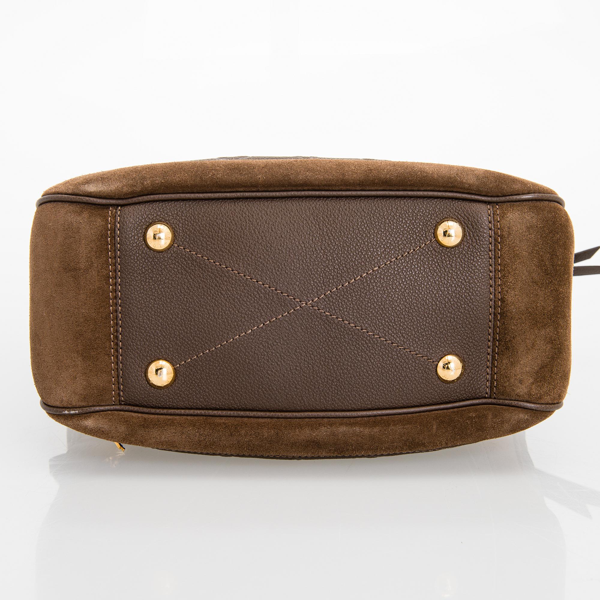 Louis Vuitton, Monogram Empreinte Suede Audacieuse Bag.