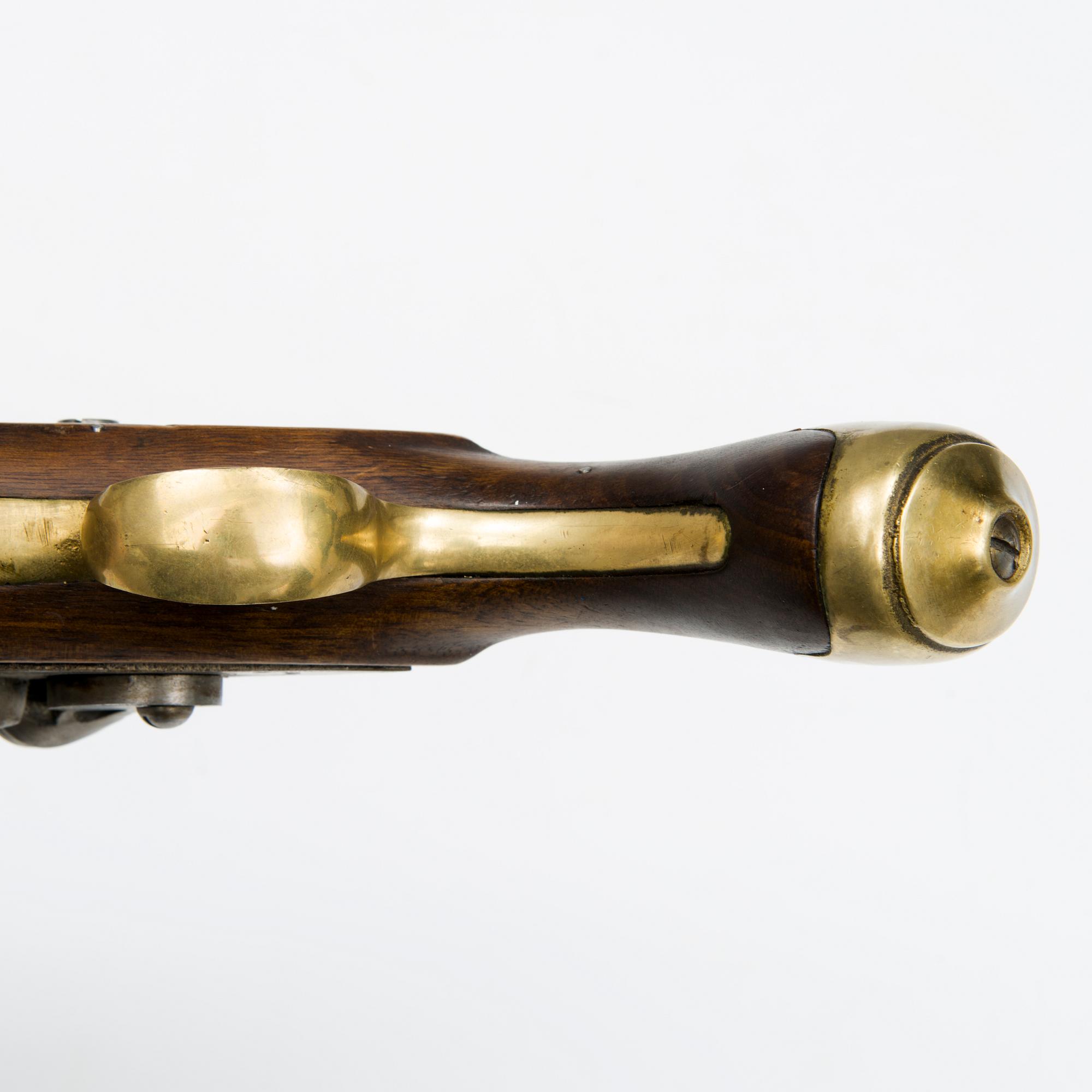 A replica flintlock pistol marked Tower Japan, second half of 20th Century.