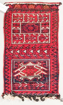 Väska Bachtiari chanteh antik ca 76x44 cm.