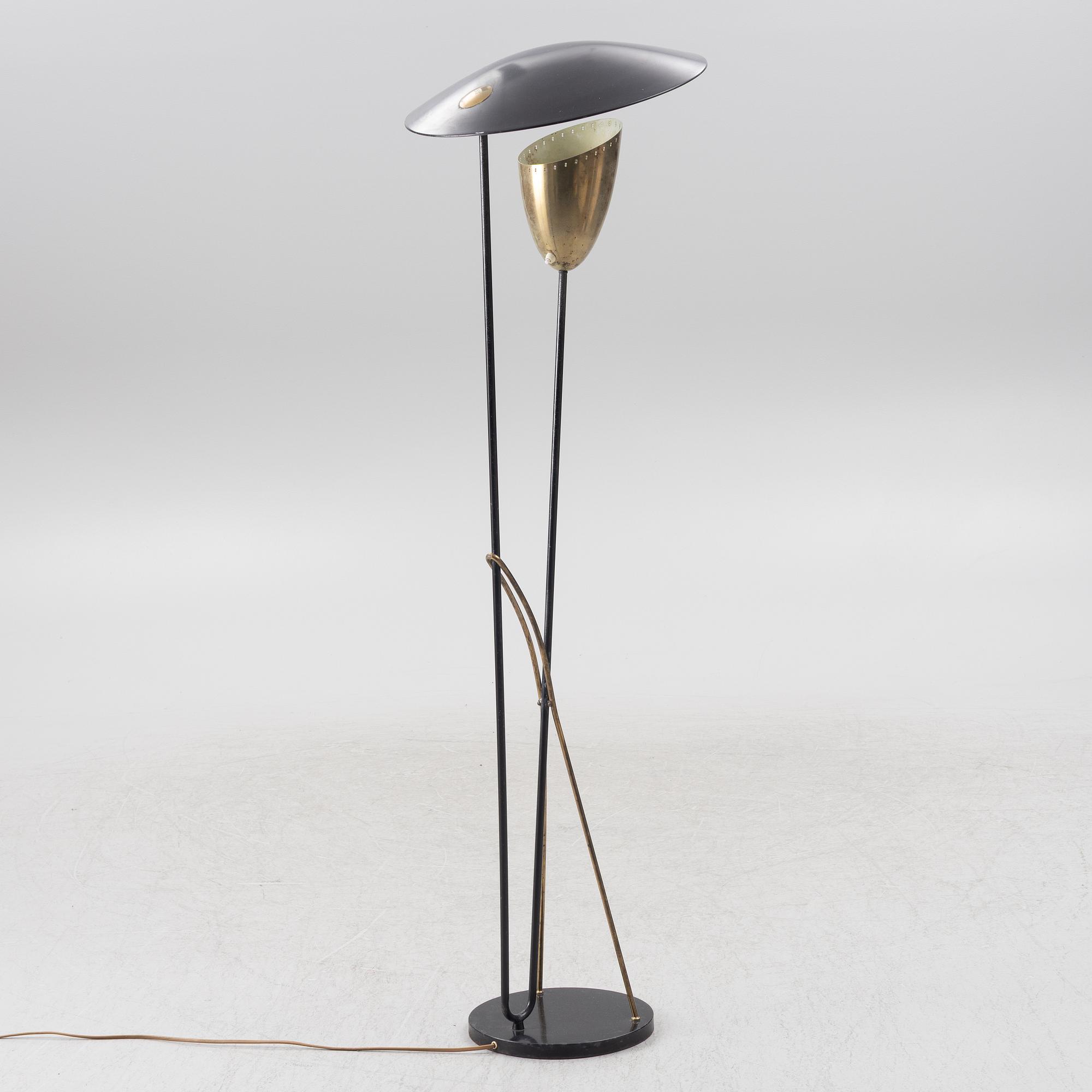 Boréns, a floor lamp model 7288, Borås, 1950s.