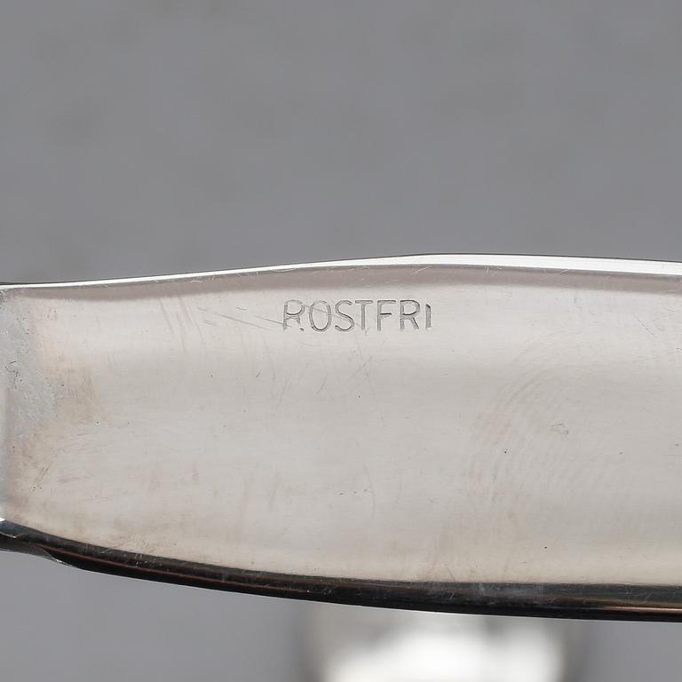 BESTICKSERVIS, 39 delar, silver, "Olga", GAB, Stockholm, 1960-tal. Total vikt ca 2166 g.