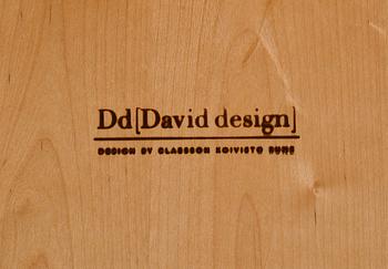TRE FÅTÖLJER SAMT BORD, "Bowie", Mårten Claesson, Eero Koivisto och Ola Rune, David Design, 2000-tal.