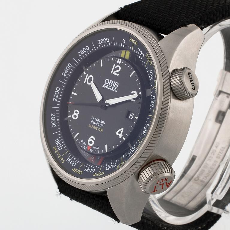 ORIS, Big Crown ProPilot Altimeter, wristwatch, 47 mm.