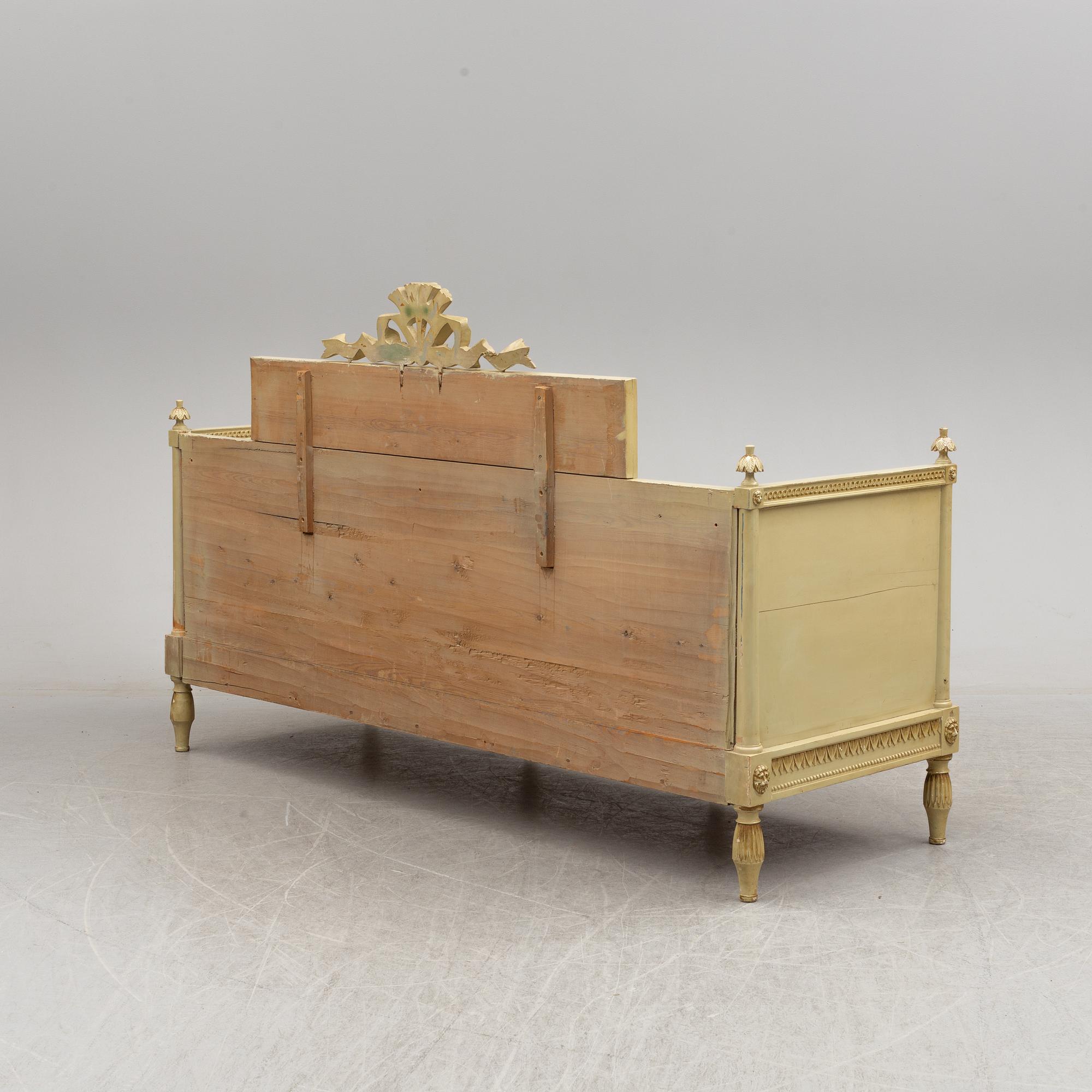 SOFFA, gustaviansk, 1800-talets början.