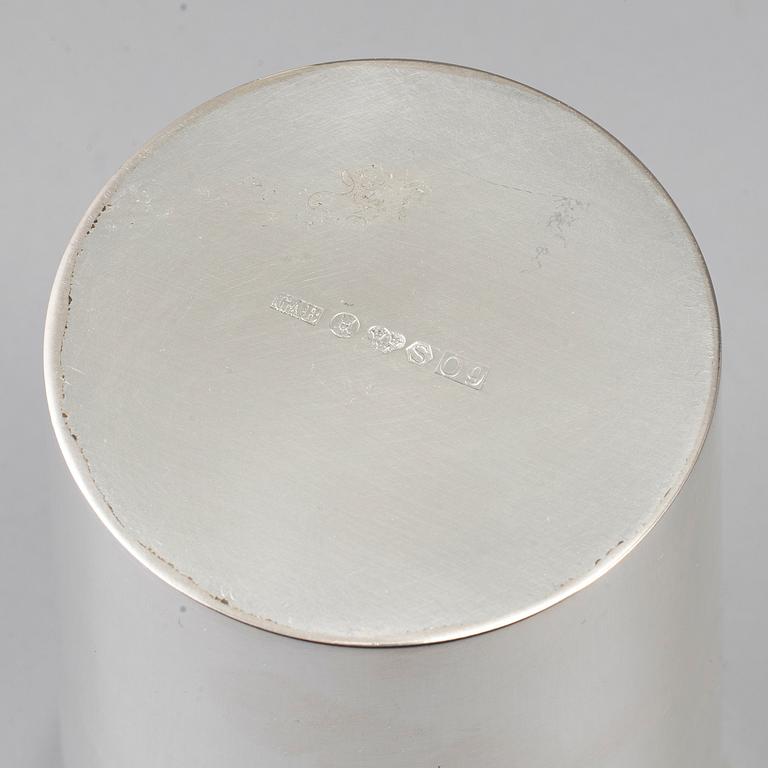 SVEN ARNE GILLGREN, a silver beaker, GAB Stockholm 1964.