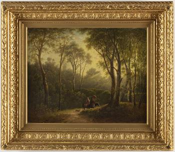 THEODOR BILLING, oil on canvas, signed Billing.