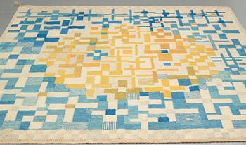 MATTA, rölakan, ca 219 x 189 cm, signerad KLH VN (Kristianstad läns hemslöjd, Veronica Nygren).