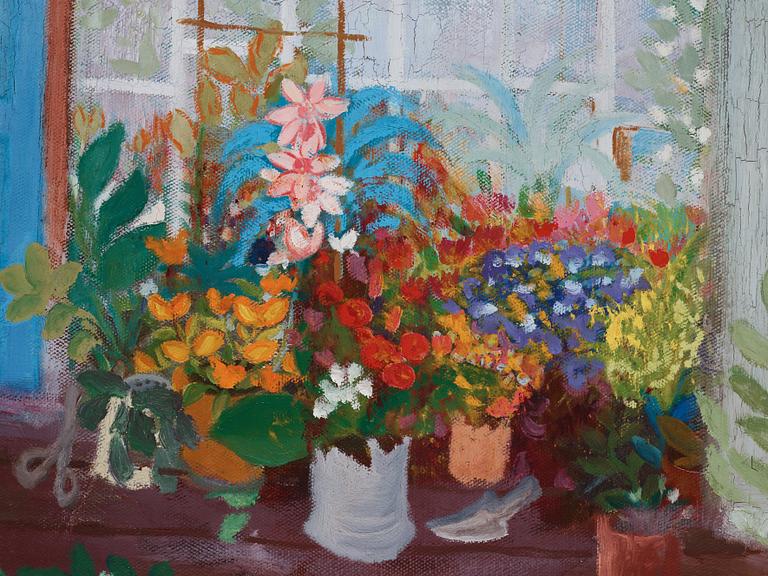 Lennart Jirlow, Flowers in the greenhouse.