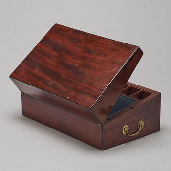 A writing casket, circa 1800.