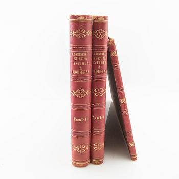 Erik Dahlberg Sweden ancient and modern. 1856, as well as description, Huldberg's Bookstore, Stockholm.