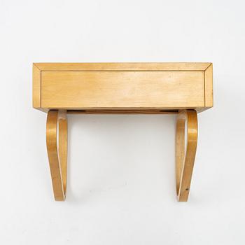 Alvar Aalto, a console/shelf, Aalto Möbler Hedemora, Sweden, mid 20th Century.