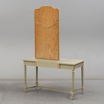 A 1930/40's mirror with table.