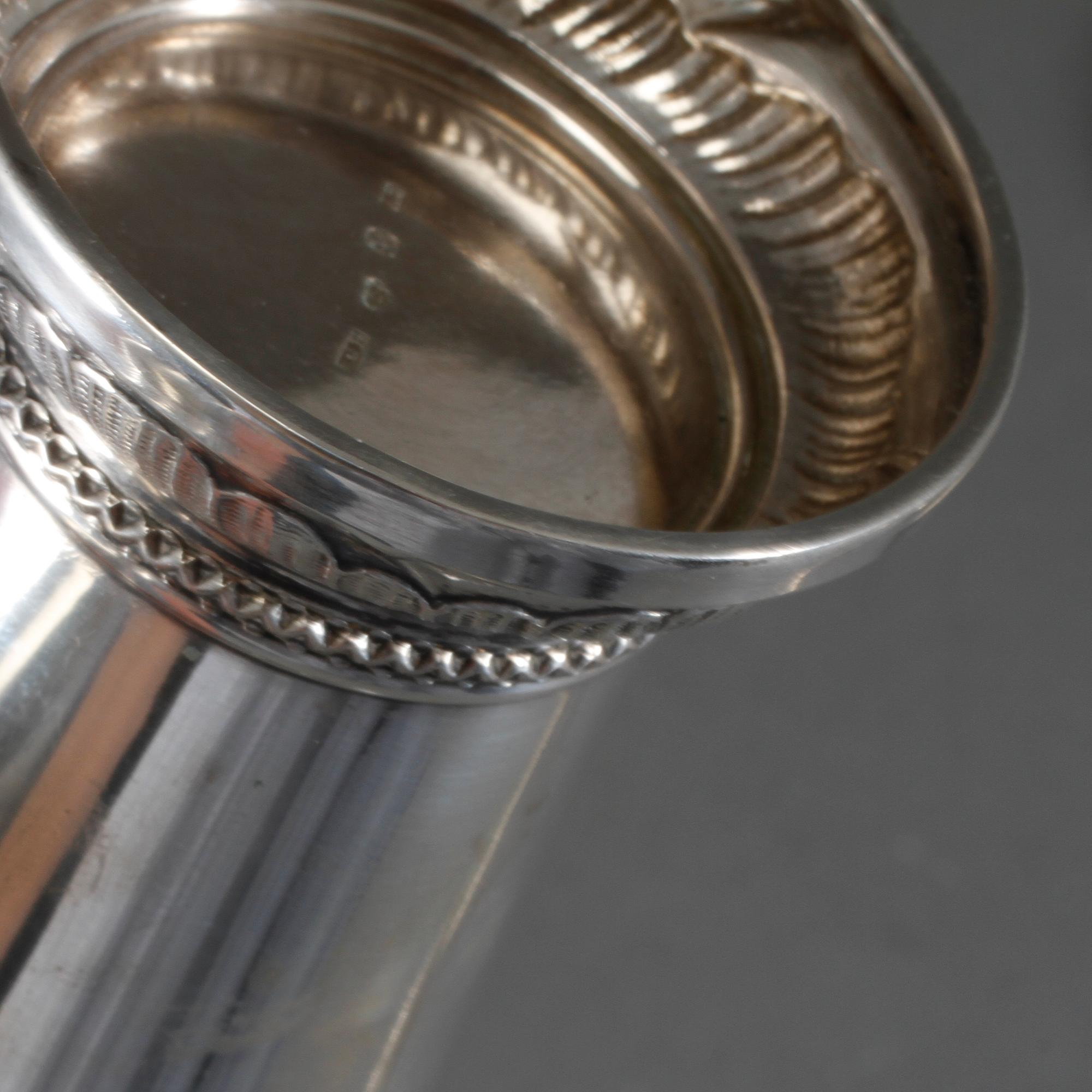 PARTI SILVER, 8 delar, 1800-talets samt 1900-talets första hälft, total vikt 586 g.