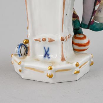 Peter Strang, a Meissen porcelain figurine, Germany.