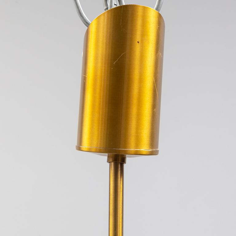 A brass ceiling light by Holger Johansson, Westal.