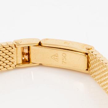 International Watch Co, 18K gold, wristwatch, 20.5 mm.