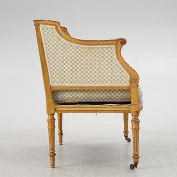 Fåtölj, Louis XVI-stil, 1800-talets slut.