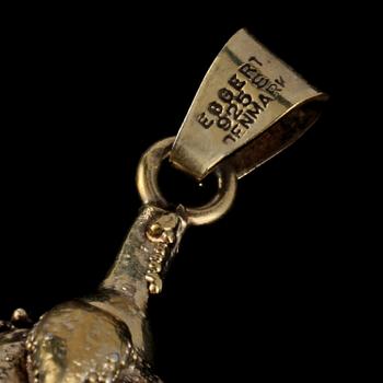 HÄNGE, sterlingsilver, Flora Danica Orla Eggert, Danmark. Vikt 3 g.