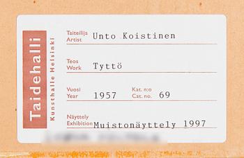 Unto Koistinen, Girl.
