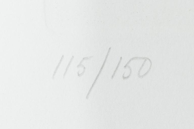 Gudmar Olovson, akvatint, signerad Gudmar och numrerad 115/150 med blyerts.