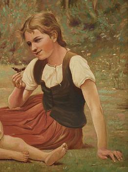 Ludvig Frid, tillskriven, Fjärilen.