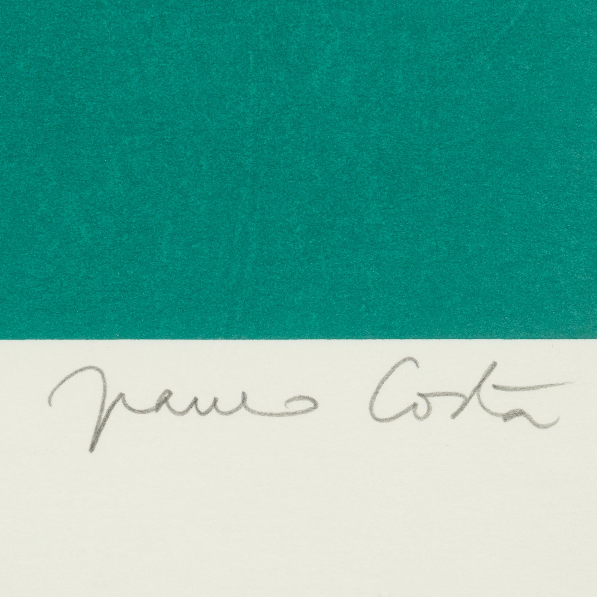 Franco Costa, silkscreen in colours, signed 50/360.