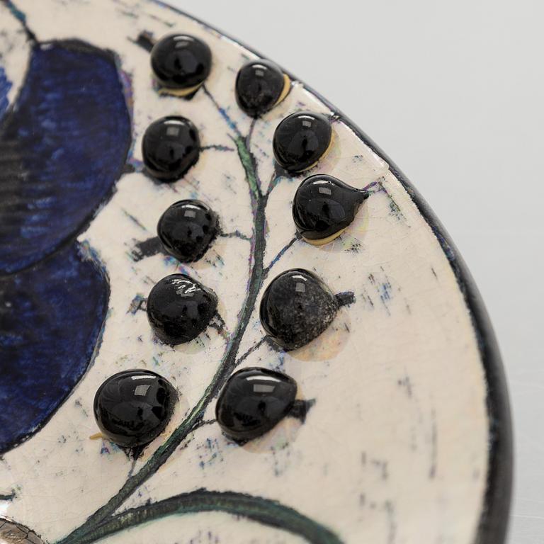 Birger Kaipiainen, dekorationsfat, stengods signerad Kaipiainen.