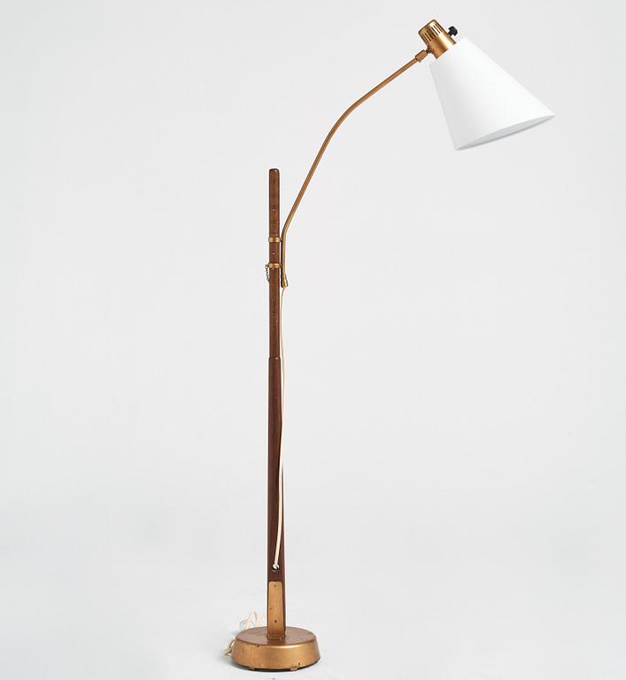 Hans Bergström, golvlampa, modell "539", ateljé Lyktan, Åhus 1940-50-tal.