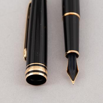 Mont Blanc Meisterstück, reservoirpenna i etui. 1990-tal.