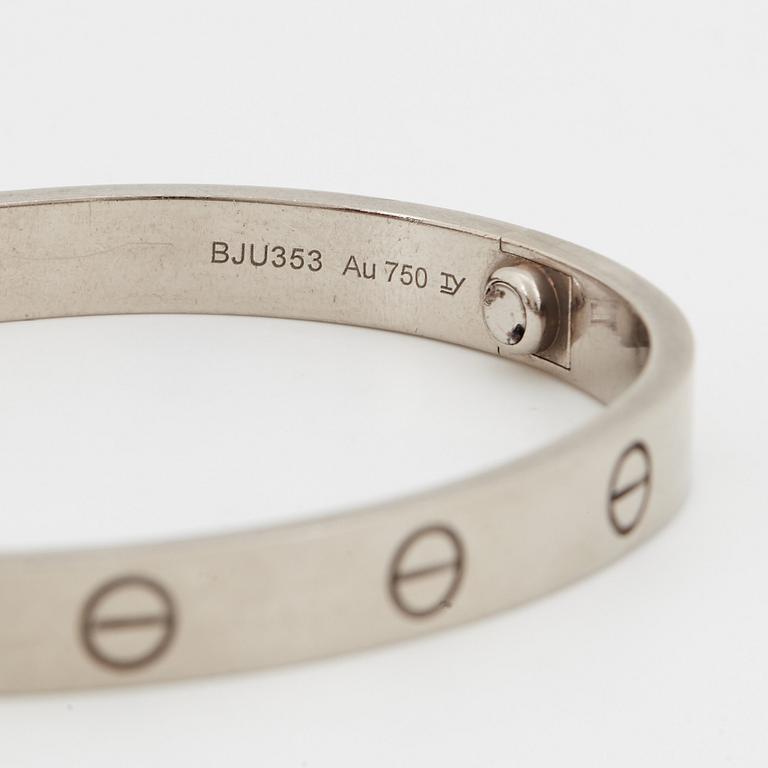 A Cartier "Love" bracelet.