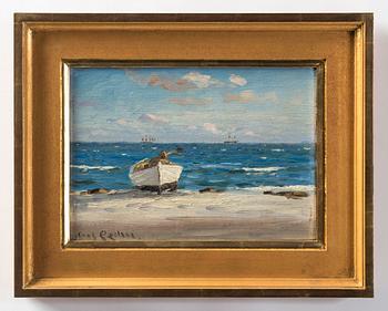 Carl Locher, Strandbild, Skagen.