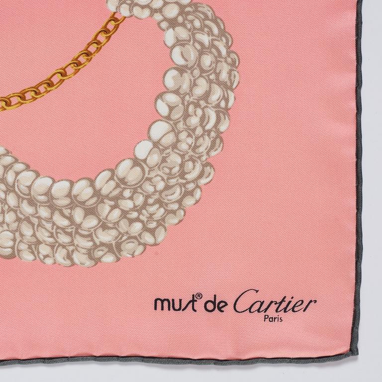 Cartier, scarf, "Le temps Précieux".