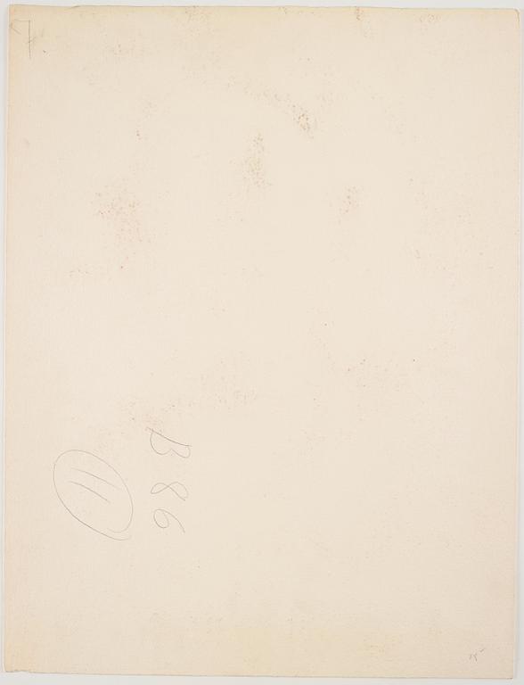 Isaac Grünewald, Model by the window, Stockholm.