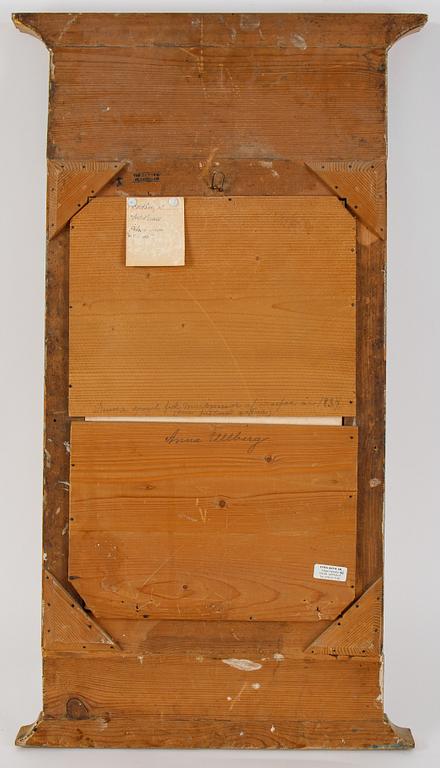 A mirror by Johan Engström, Hudiksvall, early 19th Century.