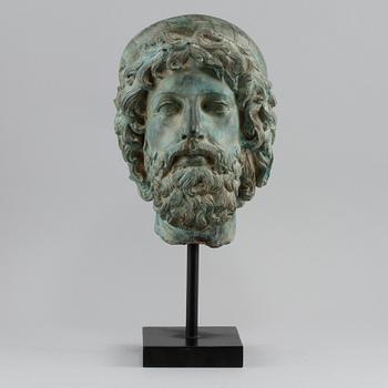 SKULPTUR, patinerad metall, 1900-tal.